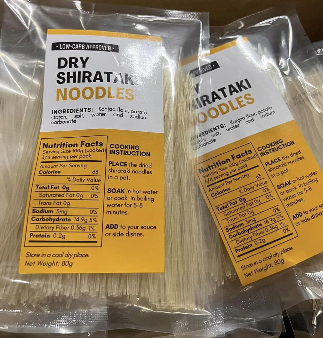 LOW CARB DRY SHIRATAKI NOODLES Lazada PH