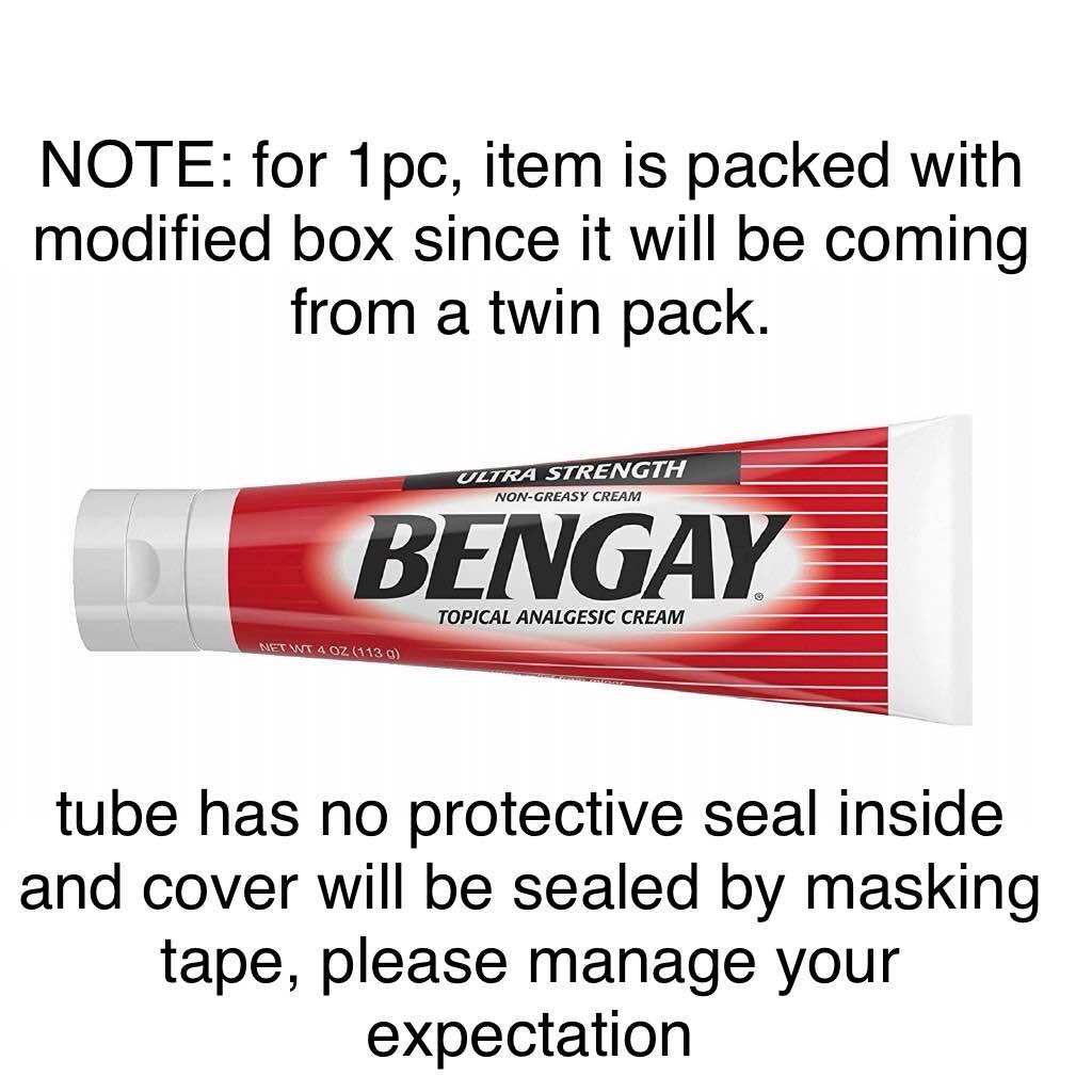 Muscle Rub BENGAY Cream Pure Aid by Kareway Sheffield Natureplex