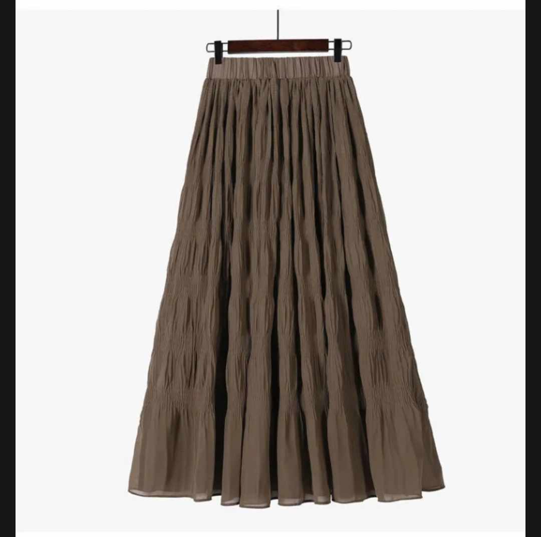 Oversized Pleated Skirt | Lazada PH