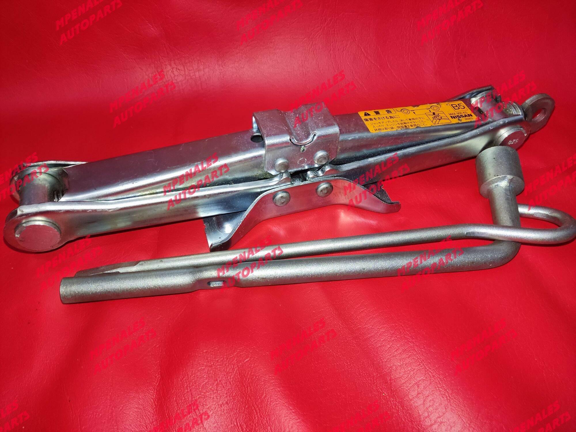 MECHANICAL SCISSOR JACK NISSAN (SILVER) WITH FREE WRENCH JAPAN SURPLUS