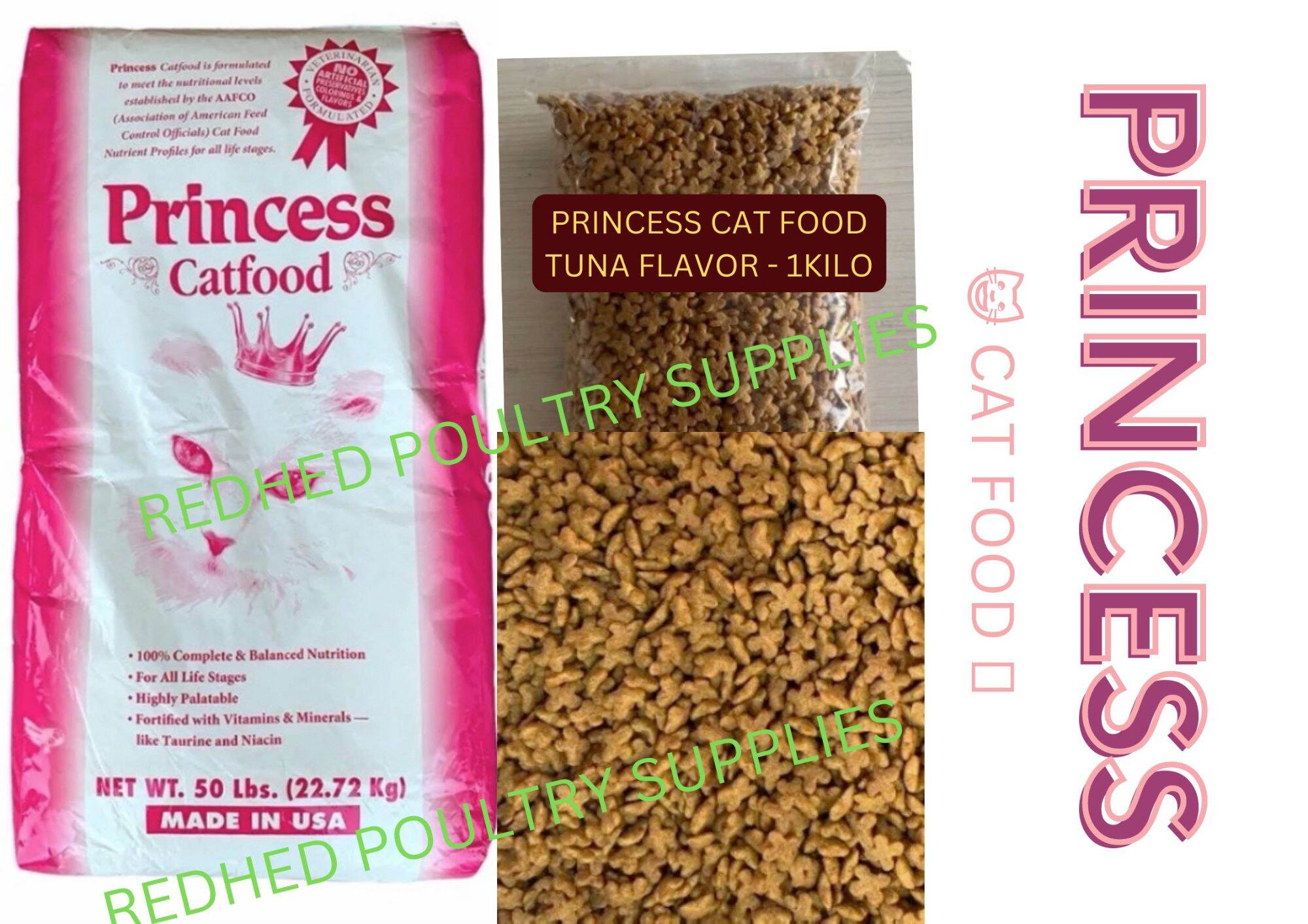 Princess Cat Food Tuna Flavor repacked 1 kilo Lazada PH
