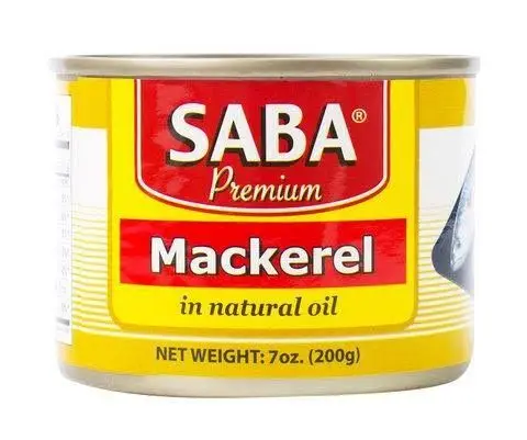 Saba Premium Mackerel In Natural Oil 200g