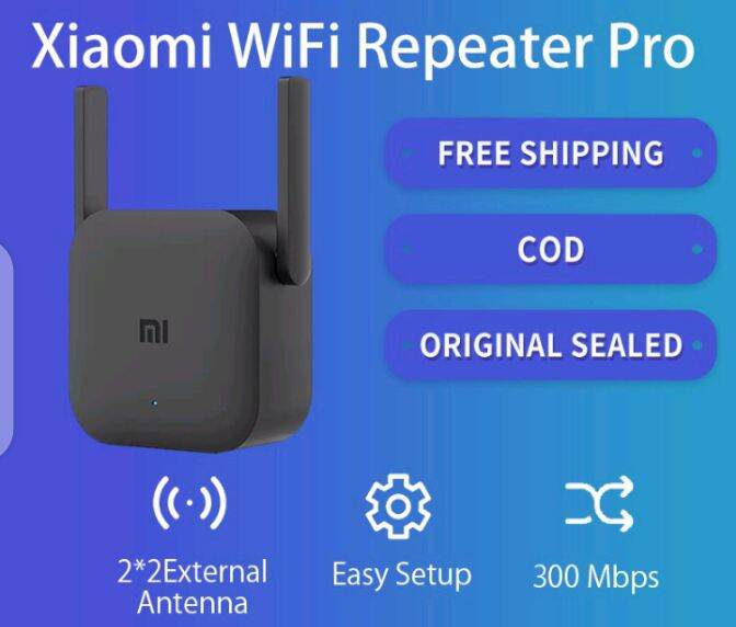 Xiomi Wifi Pro Repeater - 300 Mbps Network Expander