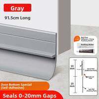 CHUSHE | Rodent-Proof Door Bottom Seal Strip Soundproof Windproof Door Gap Sealer
