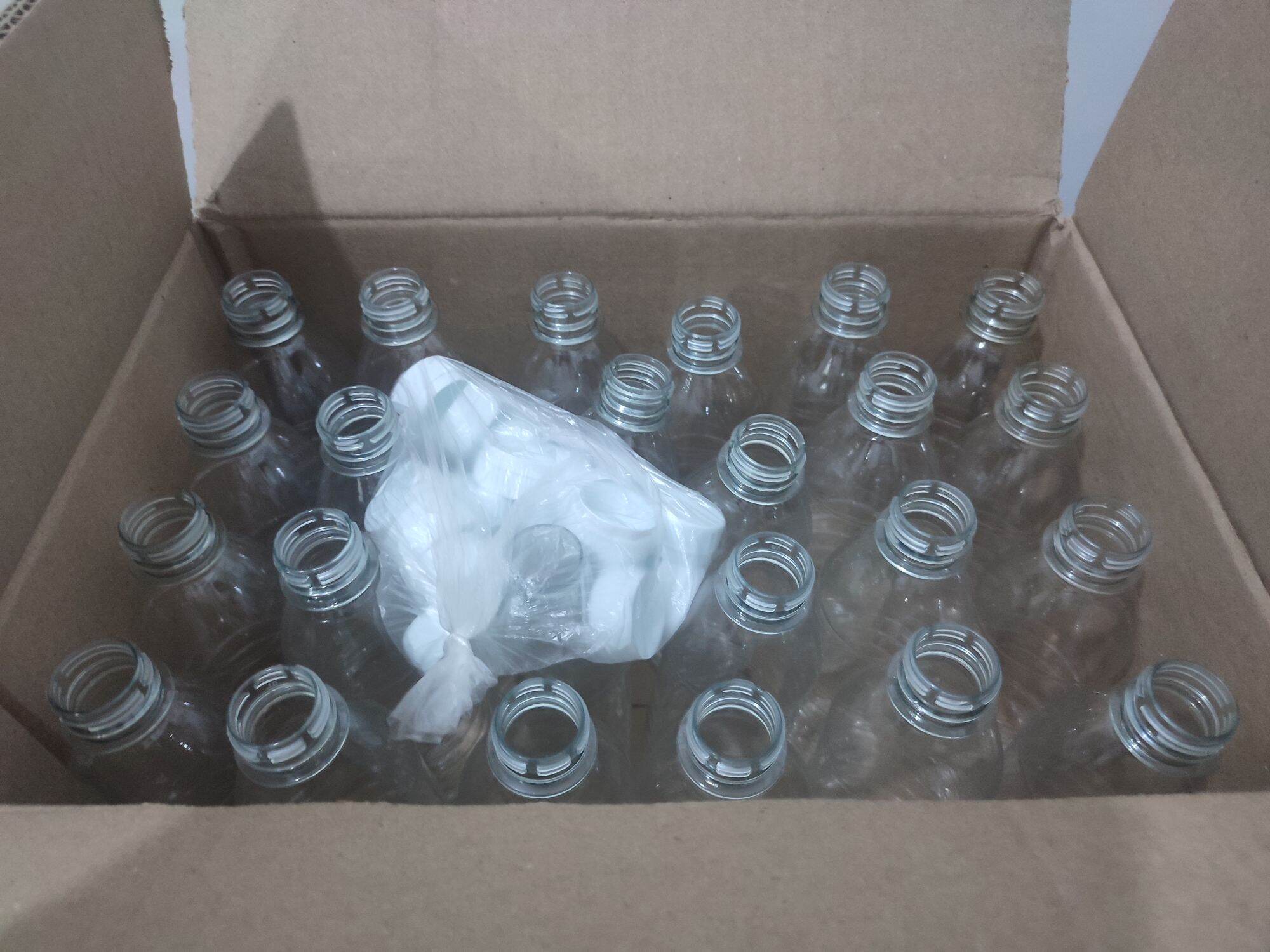 24 pcs 350ml Pet bottle with cap