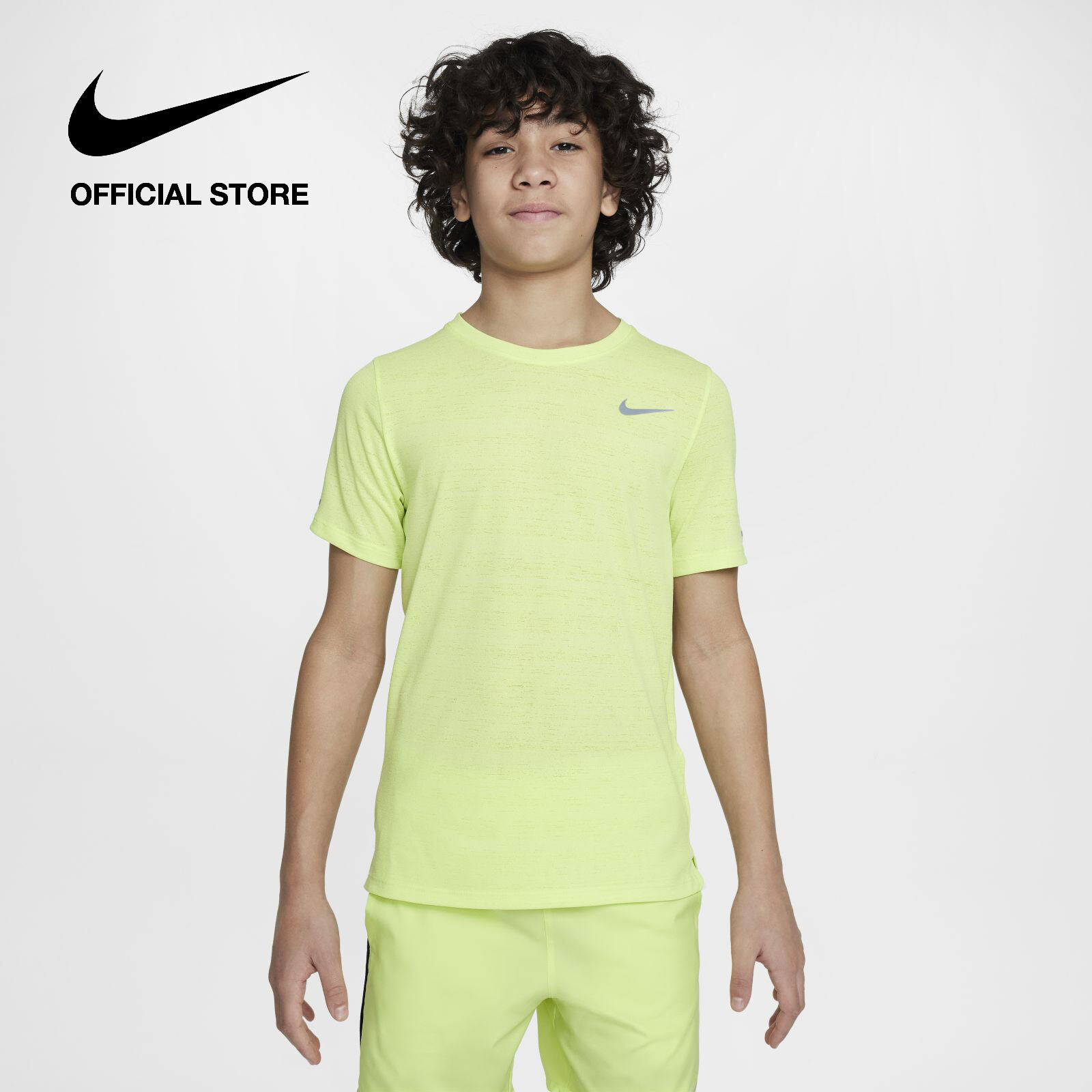 [VOUCHER 40% + MUA 2 GIẢM 5%] Áo thun tay ngắn bé trai Nike Dri-FIT Kids Miler Big Kids (Boys) Train