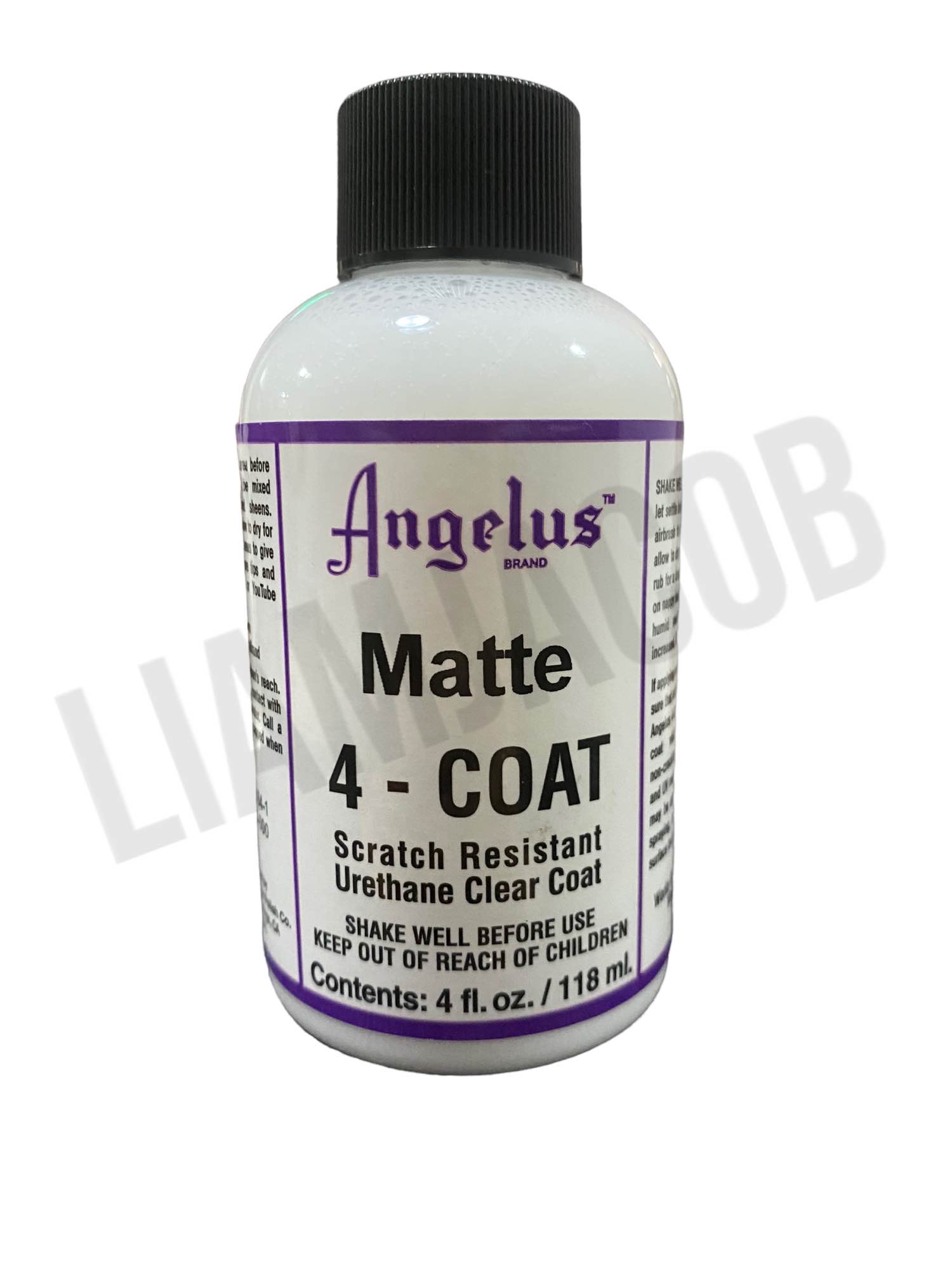Angelus 4-Coat Scratch Resistant Urethane Clear Coat Finishers (4