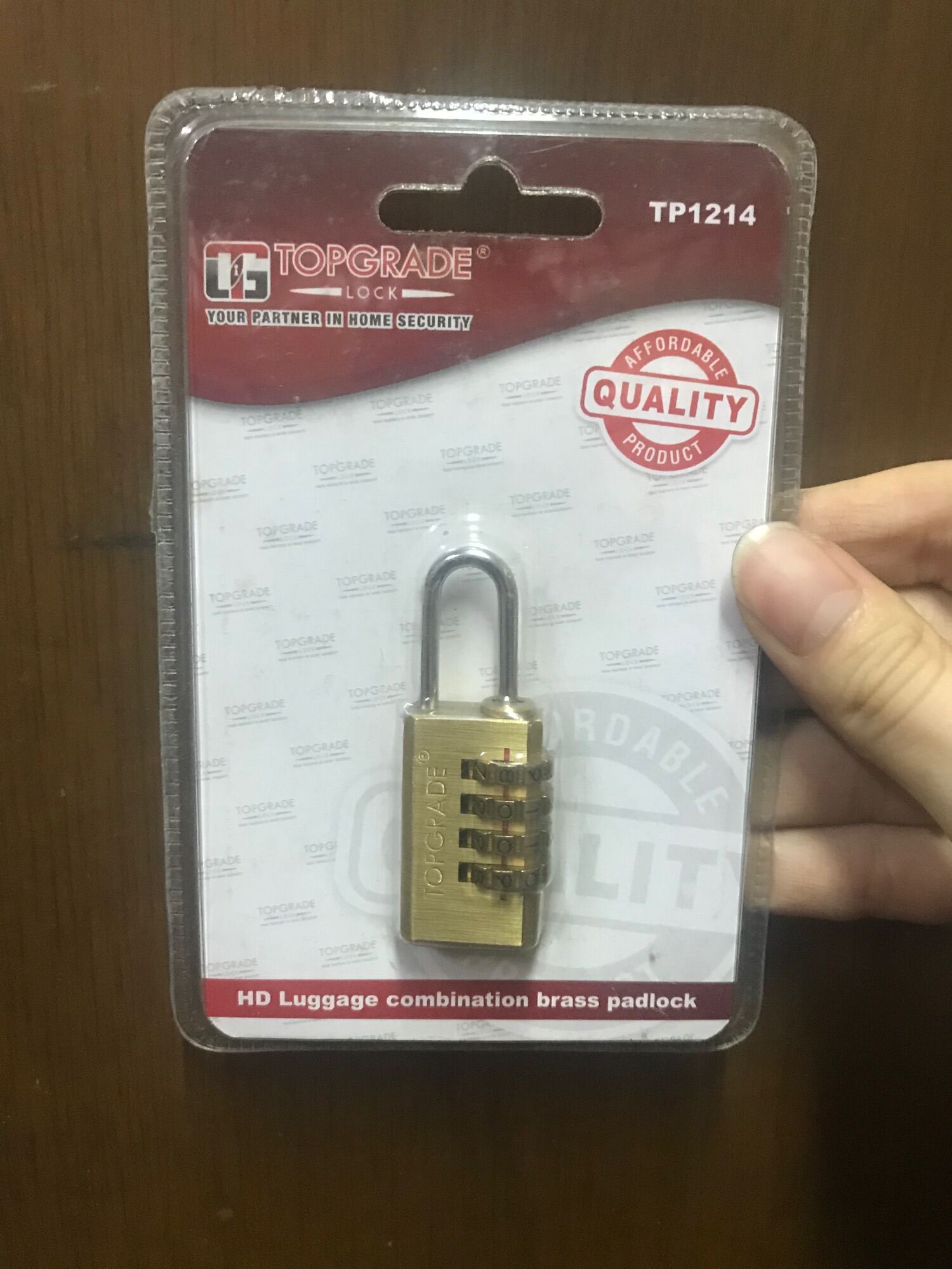 Topgrade luggage combination brass padlock Lazada PH