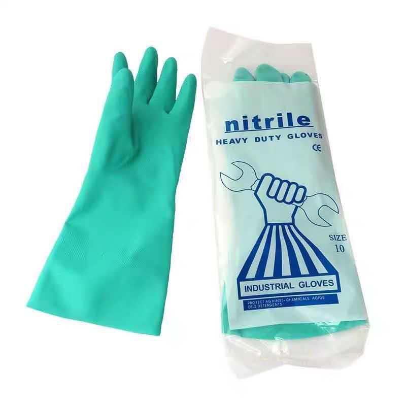 LUCKY SUZEST Nitrile Chemical Gloves