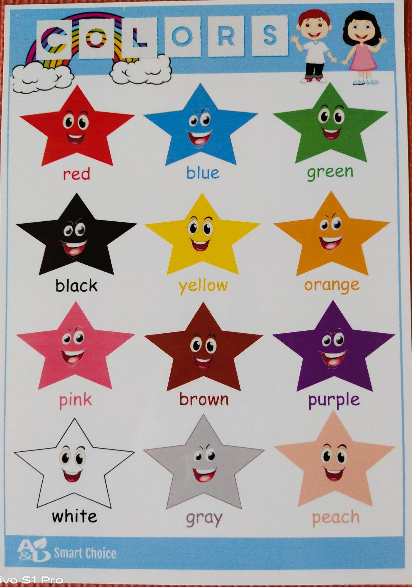 Colourful Text Shape Chart.pdf Laminated Shapes Chart and Colors Chart A4 Size | Lazada PH