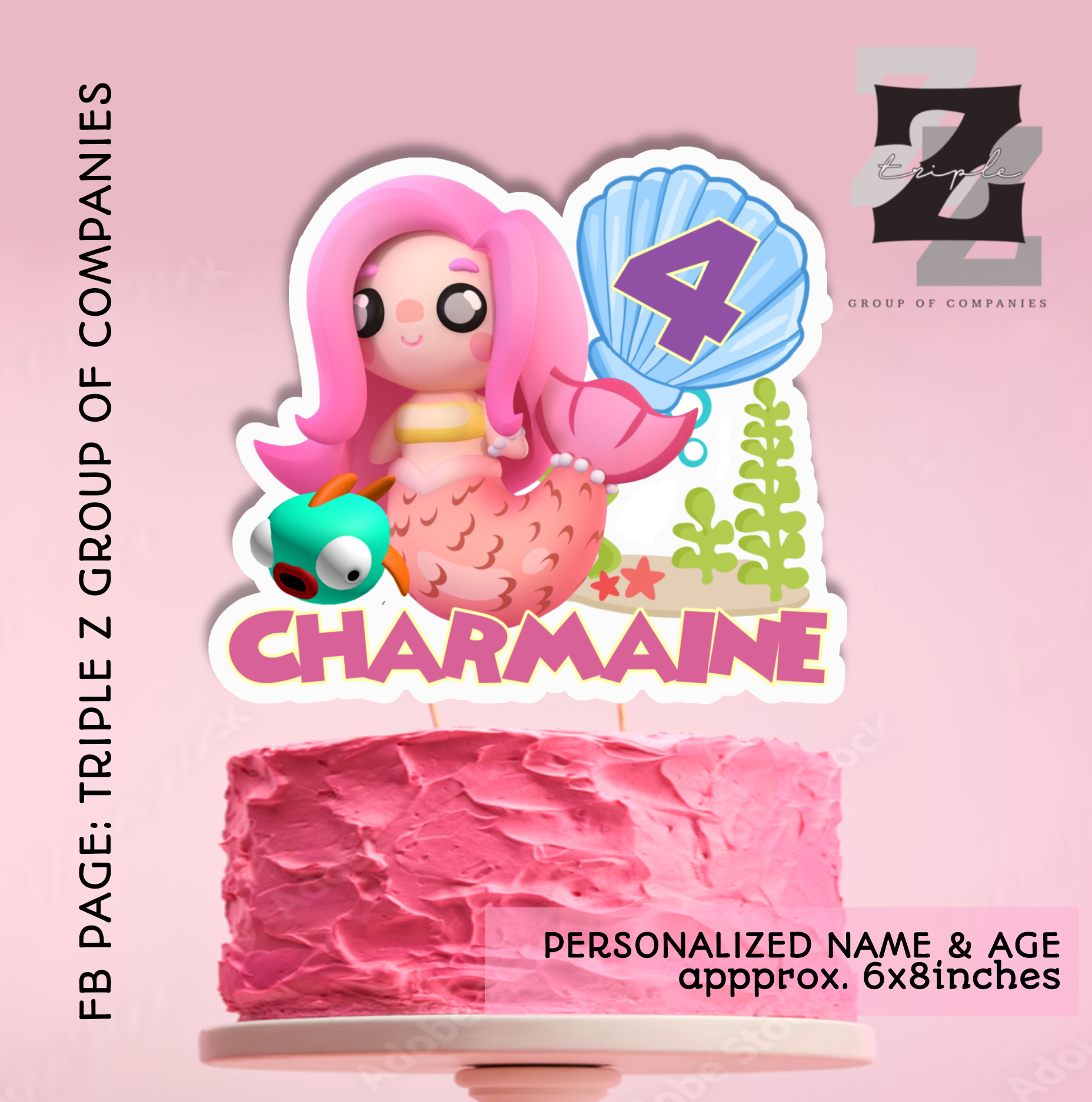 freetoedit #robloxgirlcaketopper  Roblox cake, Birthday cake topper  printable, Mermaid cake topper