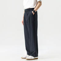 Hansca | Loose Straight Leg Drape Commuter Pants