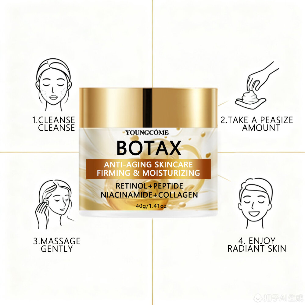 BOTAX Anti-Aging Skincare Cream with Retinol Peptides Niacinamide ...