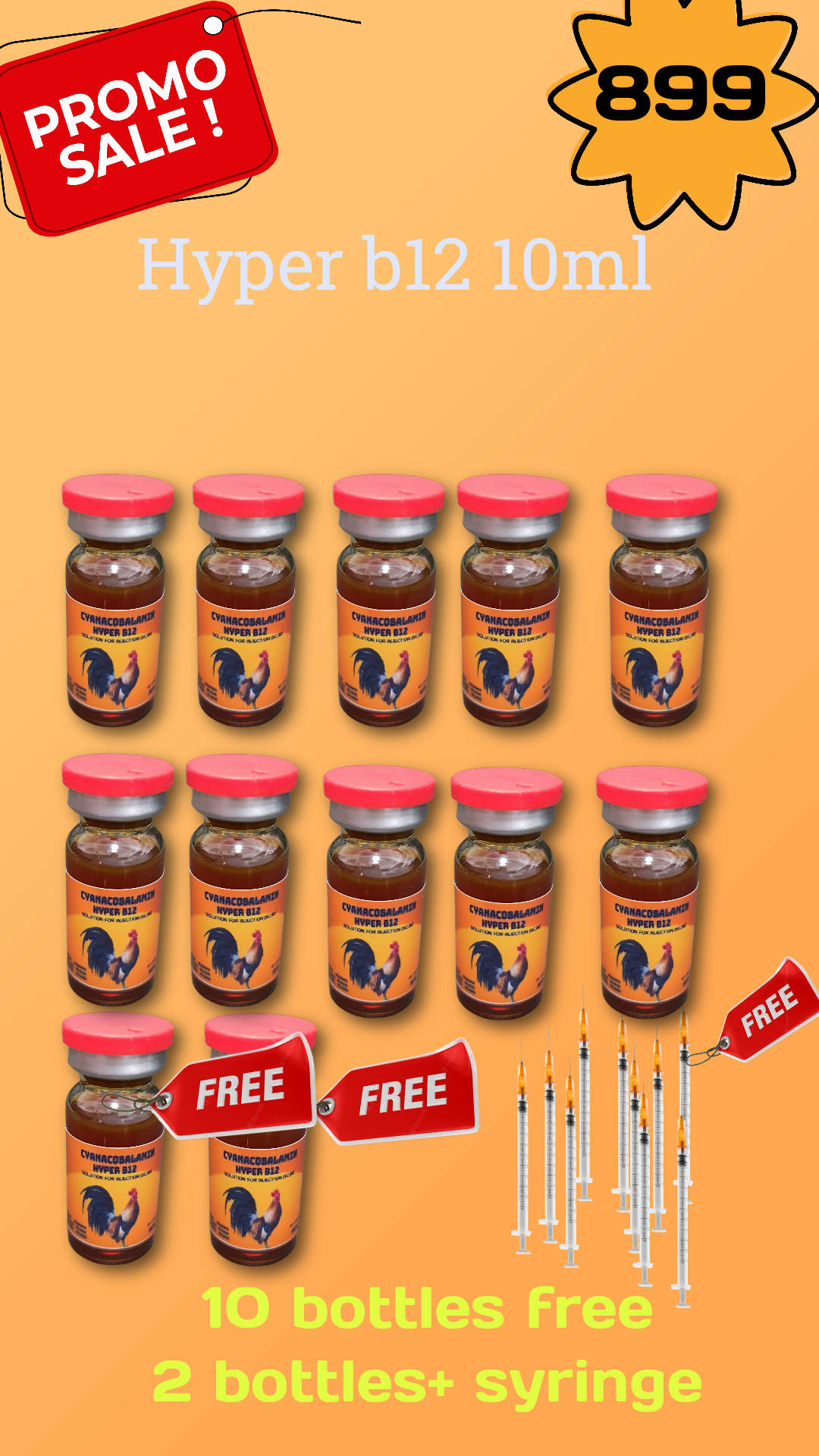 hyper b12 1000 mcg 10ml 10+2+ syringe Lazada PH