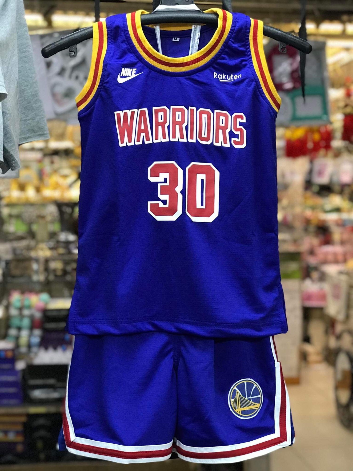Golden State Warriors Adidas Stephen Curry Swingman Finals Jersey Size  Large