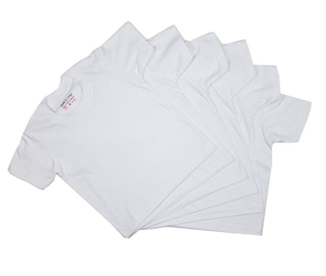 plain white T-shirts for kids 6pcs.-3pcs. 1pc. | Lazada PH