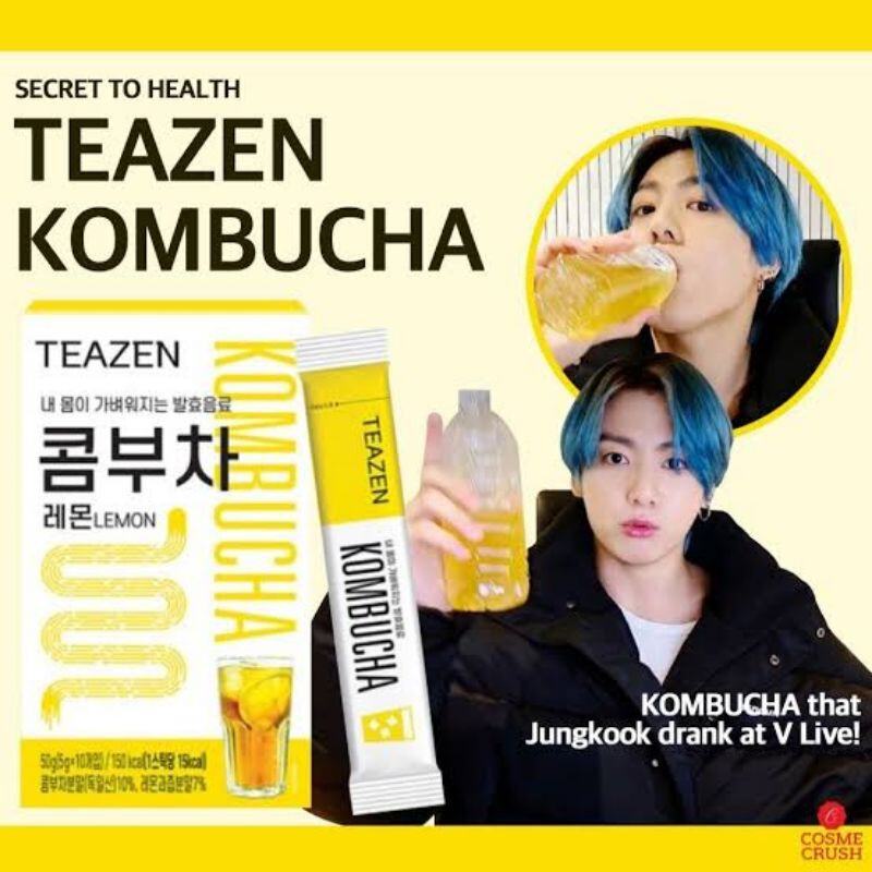 TEAZEN Kombucha Lemon 5g **BTS Jungkook's favorite drink Lazada PH