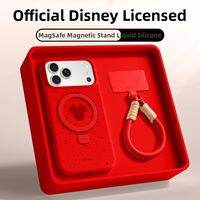 pinsai | Semi-liquid Silicone Phone Case Magnetic Bracket Shockproof Cute Crossbody Strap