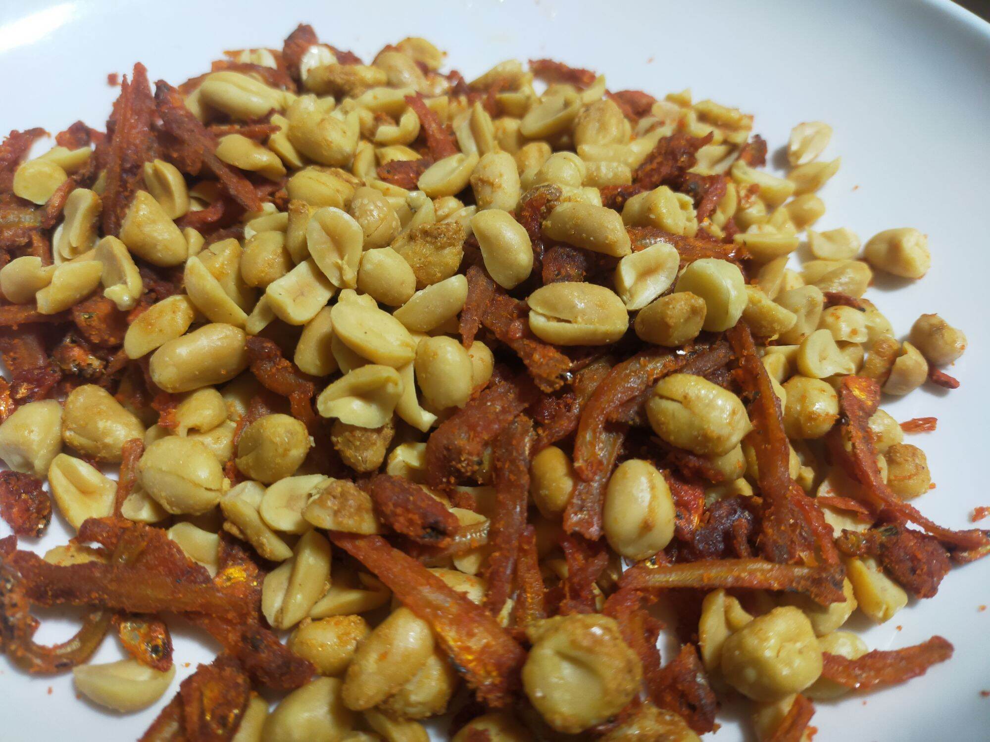 Pulutan Mix ( mix of salted peanuts and sweet spicy dilis) 1 kilogram