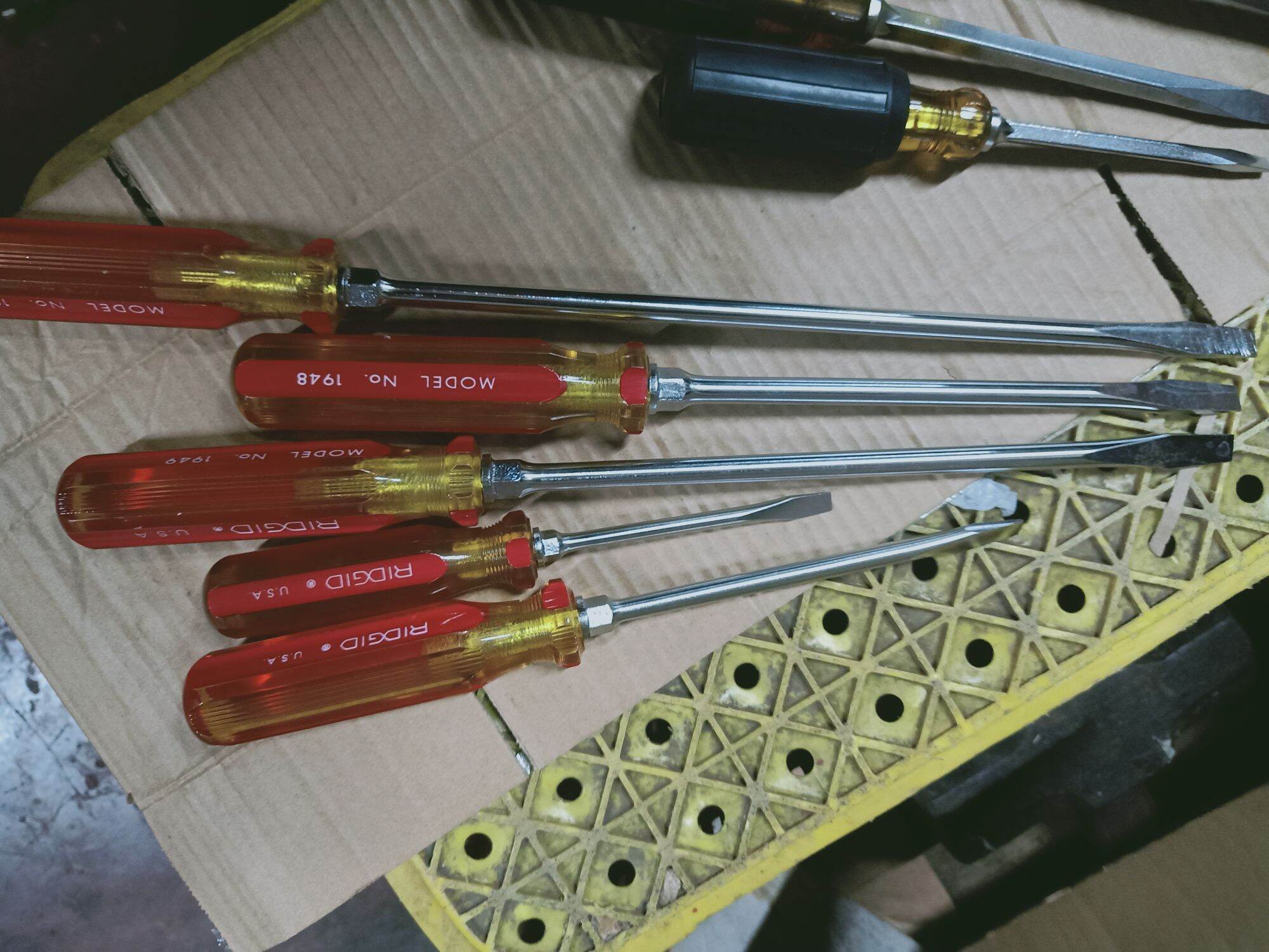 USA RIDGID HEAVY DUTY SCREWDRIVER MADE 