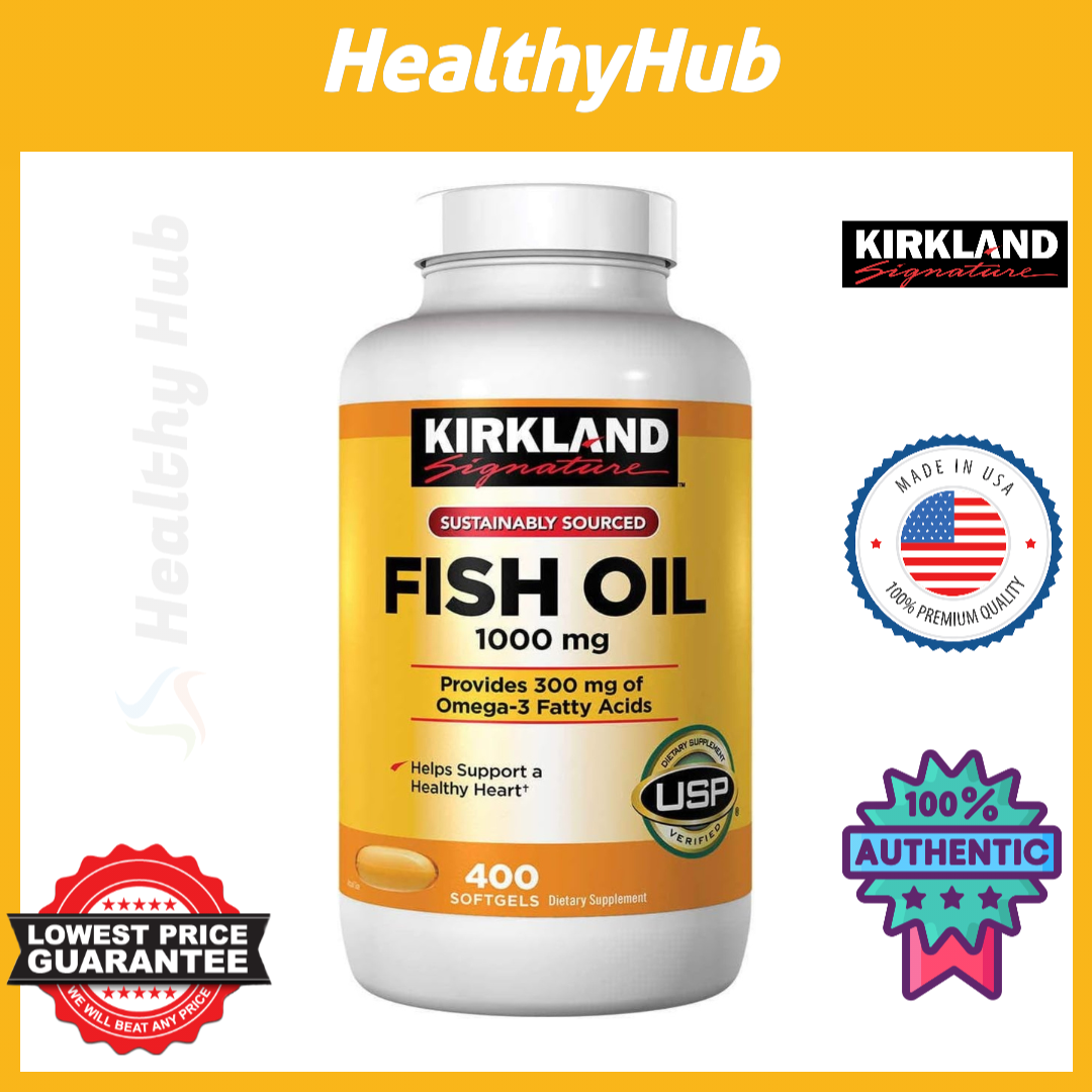 Kirkland signature omega 2025 3 fish oil 1000mg