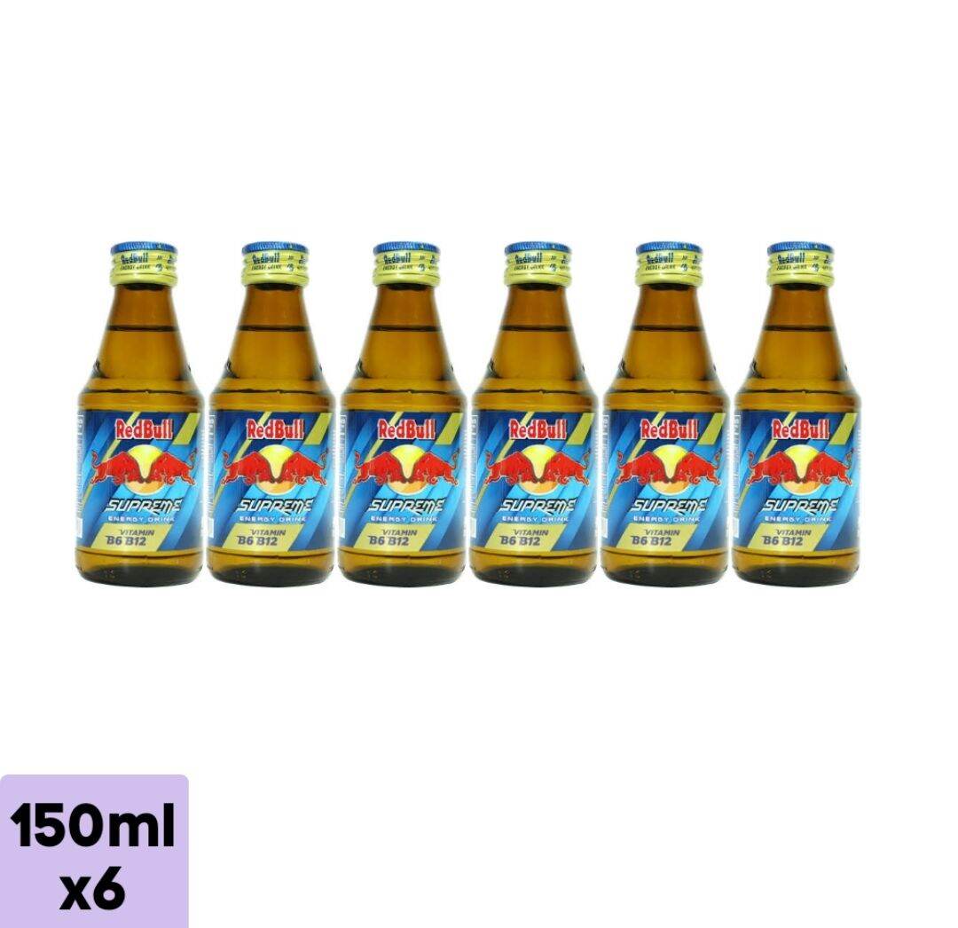 RED BULL SUPREME ENERGY DRINK BUNDLE OF 6 150ML VITAMIN B6 AND