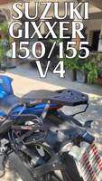 SUZUKI GIXXER 150 / 155 / 2021 AND UP / TOPBOX BRACKET OR WITH SADDLE BAG BRACKET / HEAVY DUTY / LIFETIME WARRANTY