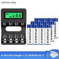 Delipow | Rechargeable AAA and AA Battery Set