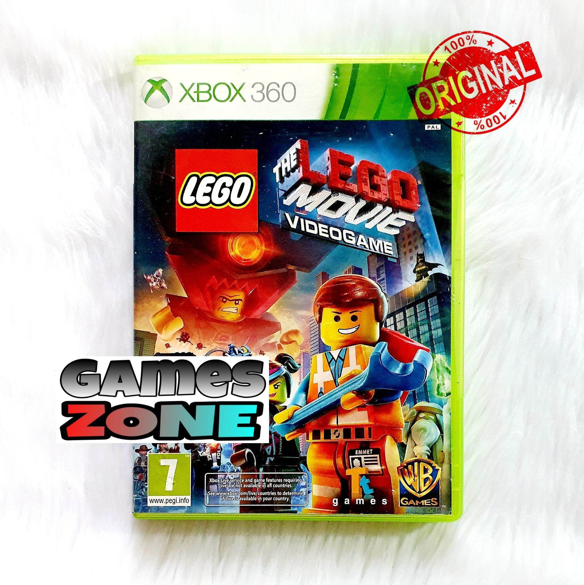 Xbox 360 Game Lego The Movie Video Game (with freebie)