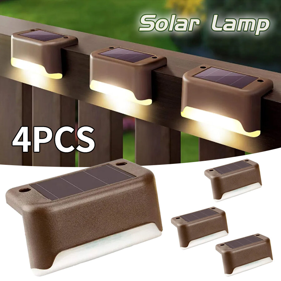 Outdoor LED Solar Deck Lights Waterproof Fence Post Solar Lights For ...