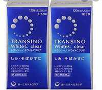 TRANSINO WHITE C  CLEAR 120 tablets good for 1 month Japan