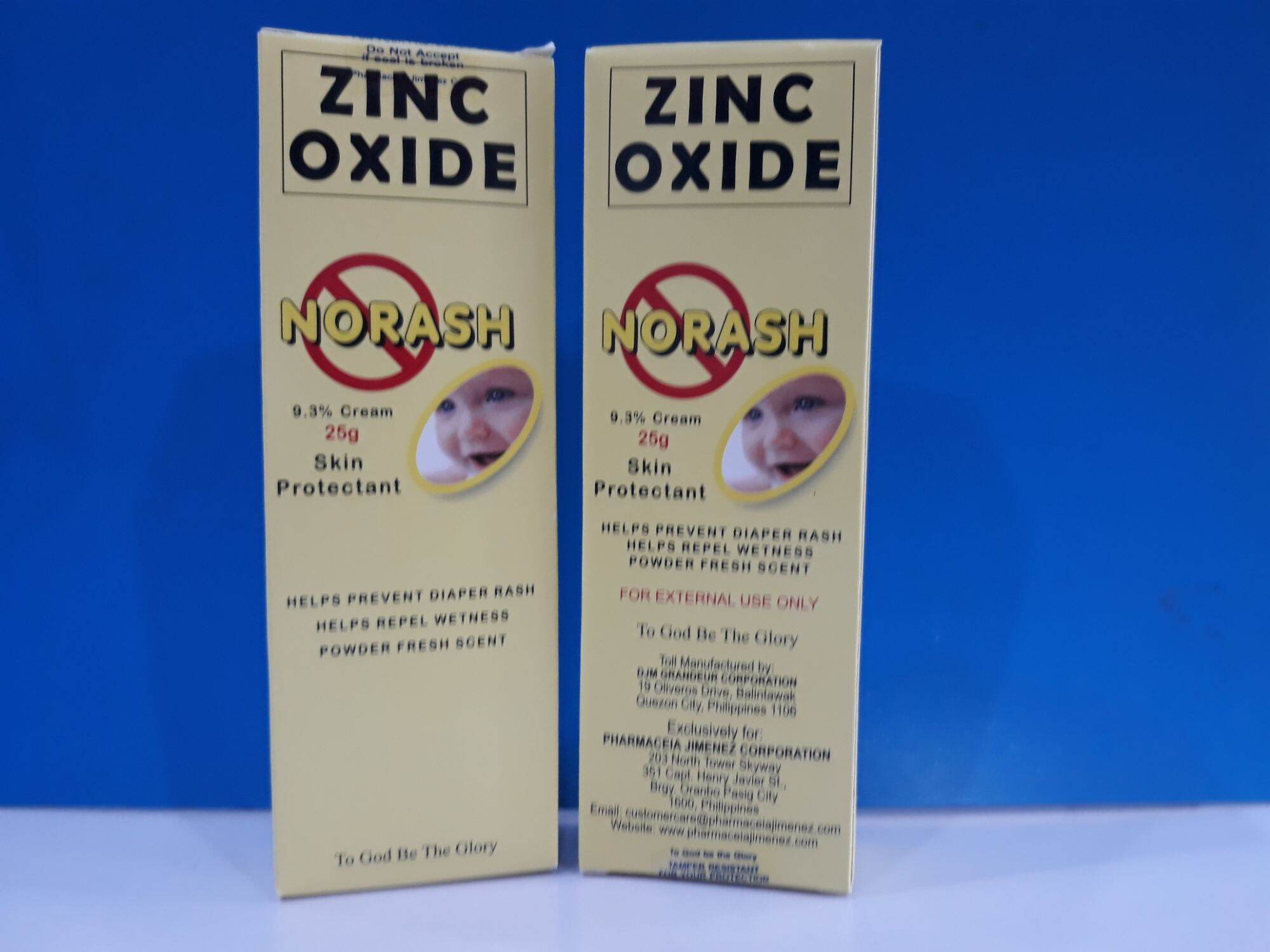 NO RASH Cream (Zinc Oxide) 25g Lazada PH
