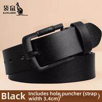 Kangaroo | Genuine Kangaroo Leather Mens Belt