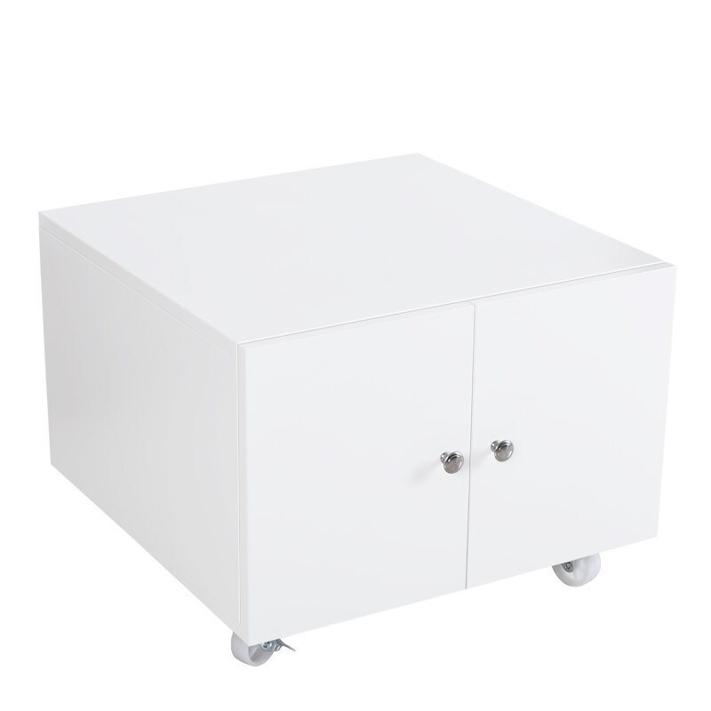 Printer Cabinet Floor A3 Copier Workbench Storage Cabinet Mobile Short Cabinet Large Printer Base with Wheels. 