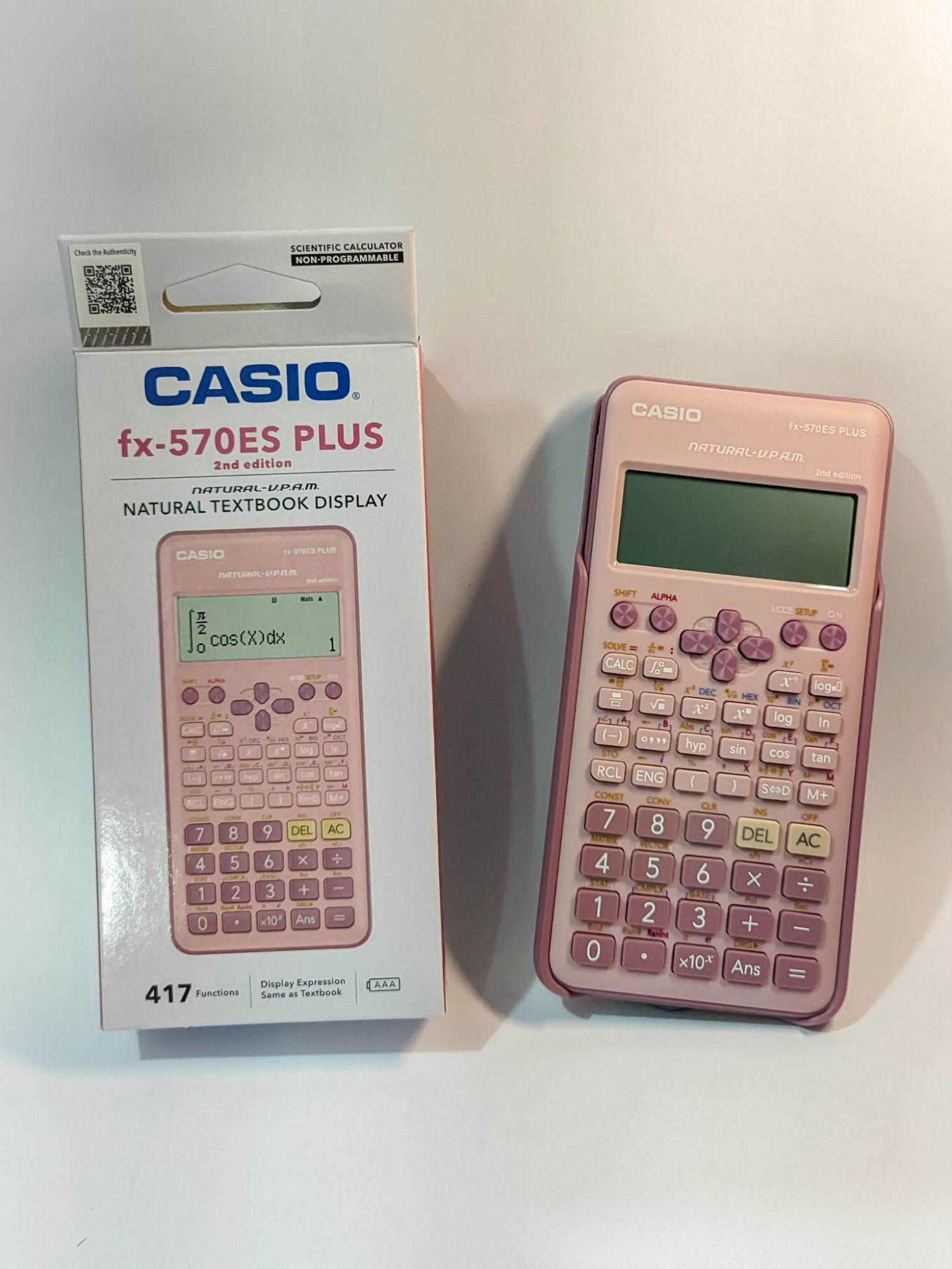 CASIO FX570ES PLUS 2ND EDITION SCIENTIFIC CALCULATOR LEGIT WITH 12 MONTHS  WARRANTY