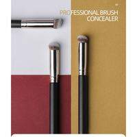 OVW Concealer Brush Professional Brush Concealer 1pc Black Handle Silver Ferrule Soft Bristles