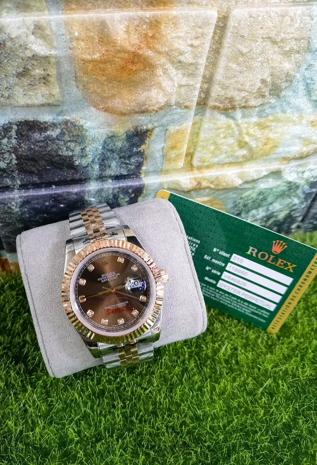 Rolexs Datejust Brown Dial Automatic Watches