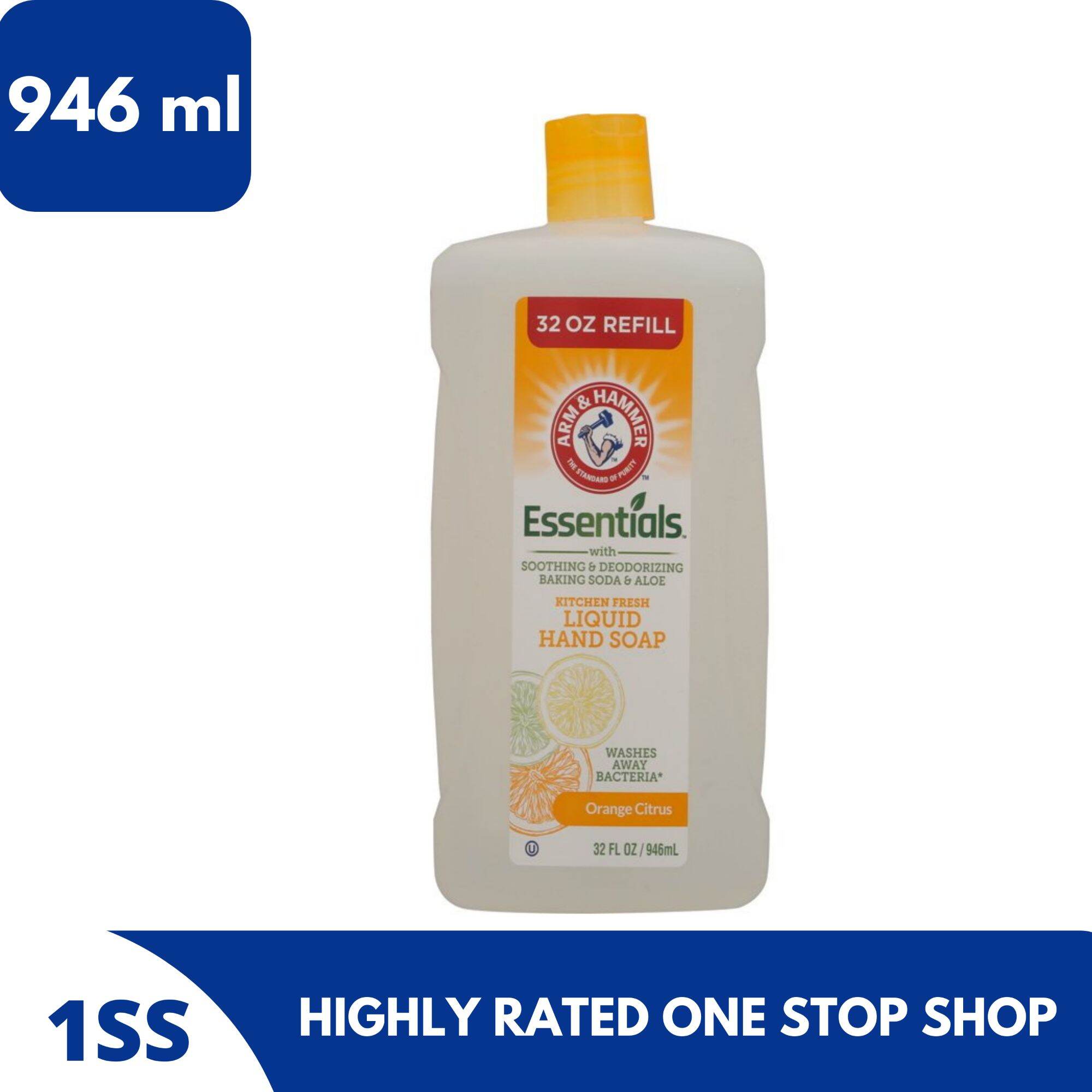 Arm & Hammer Essentials Liquid Hand Soap Citrus Orange, 946ml Lazada PH