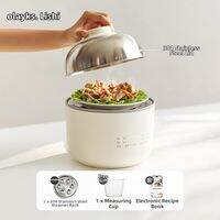 Olayks | Healthy Non-Coating Fluoride-Free Stainless Steel Mini Rice Cooker