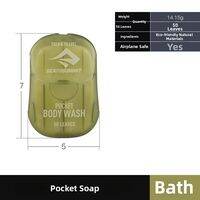 Sea to Summit | Antibacterial Portable Soap Sheets for Laundry Bath Handwashing