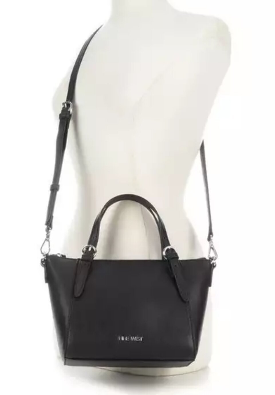 Buy Nine West Kylee Mini Tote Crossbody, Black 1, One Size at