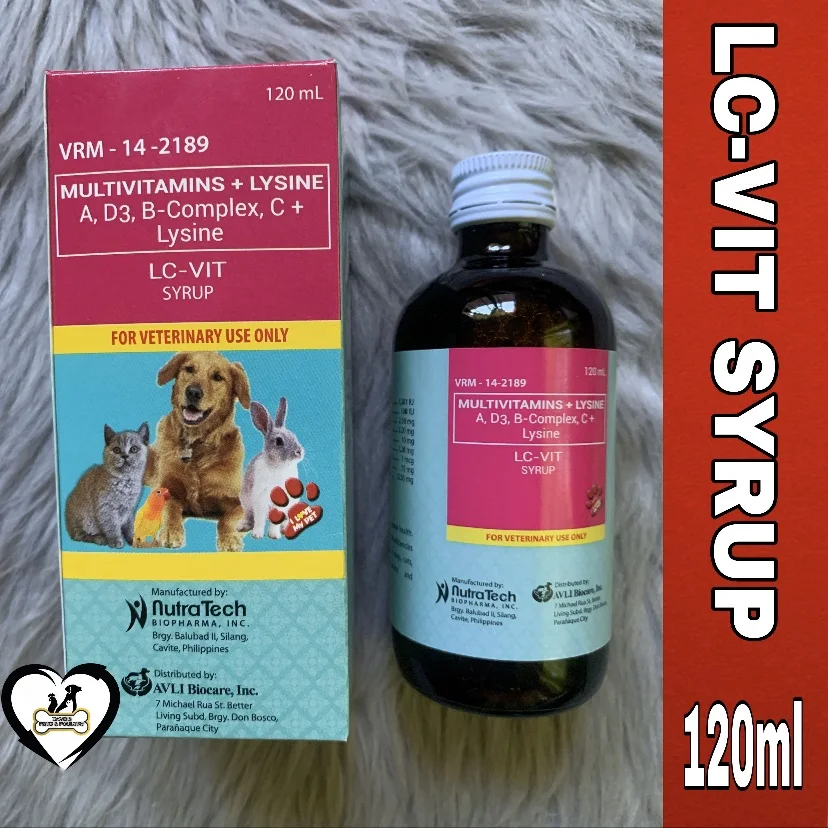 LC VIT Syrup 120ml (for Dogs, Cat and other Animal)