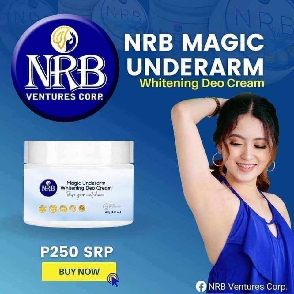 NRB magic Under arm whitening deo cream 40g | Lazada PH