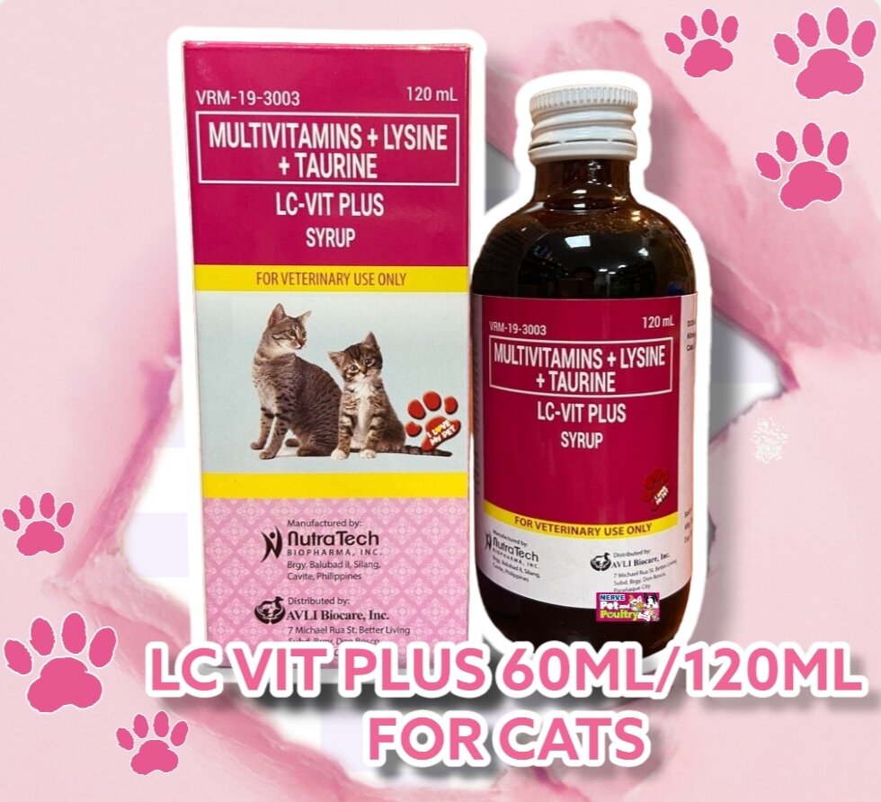LC VIT PLUS FOR CATS 60 ML & 120ML Lazada PH