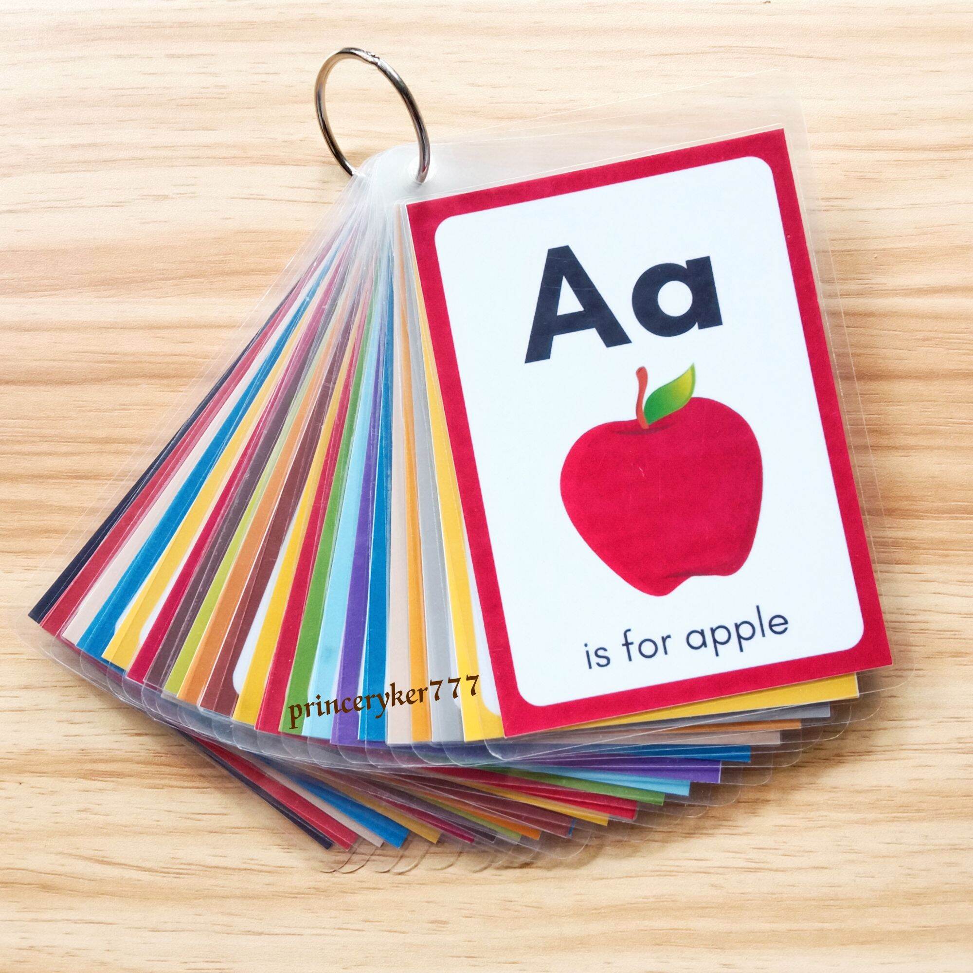 26 PCS ABC Alphabet Laminated Flashcards Educational Flashcards For 