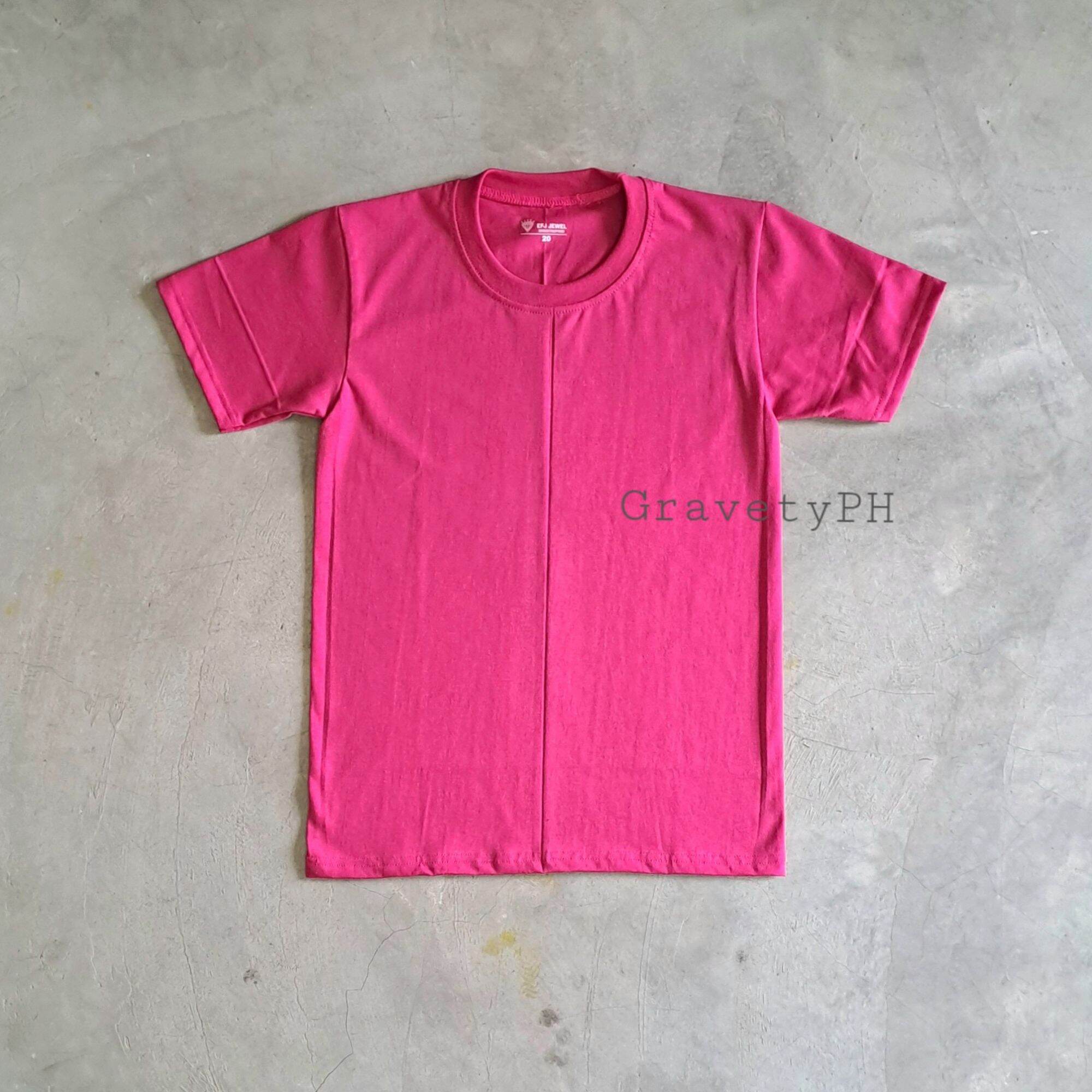 MAGENTA Tshirt for Kids to Adults Color of the Year Plain Tshirt