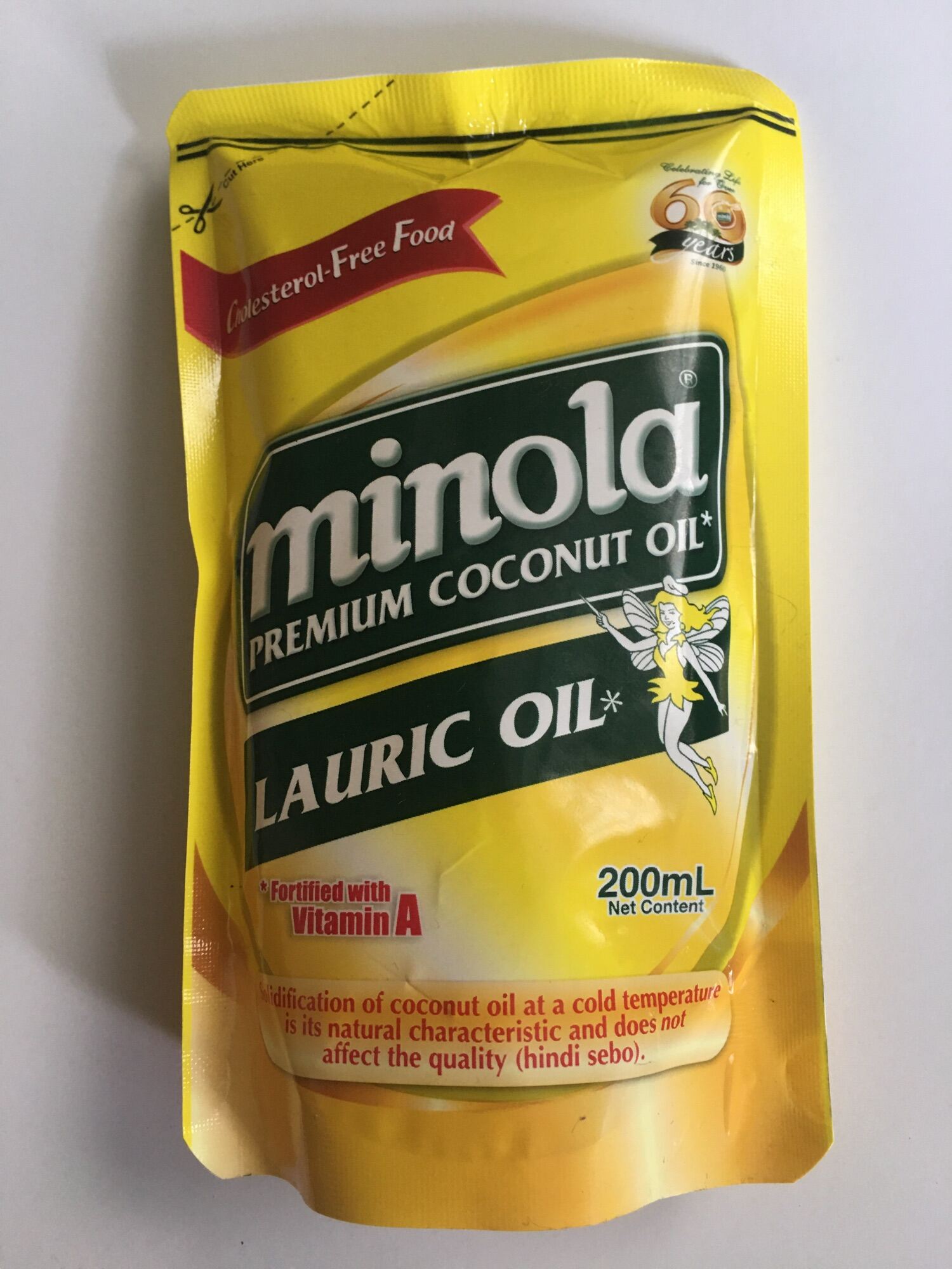 Minola Premium Coconut oil Lauric oil cholesterol-free food 200ml ...