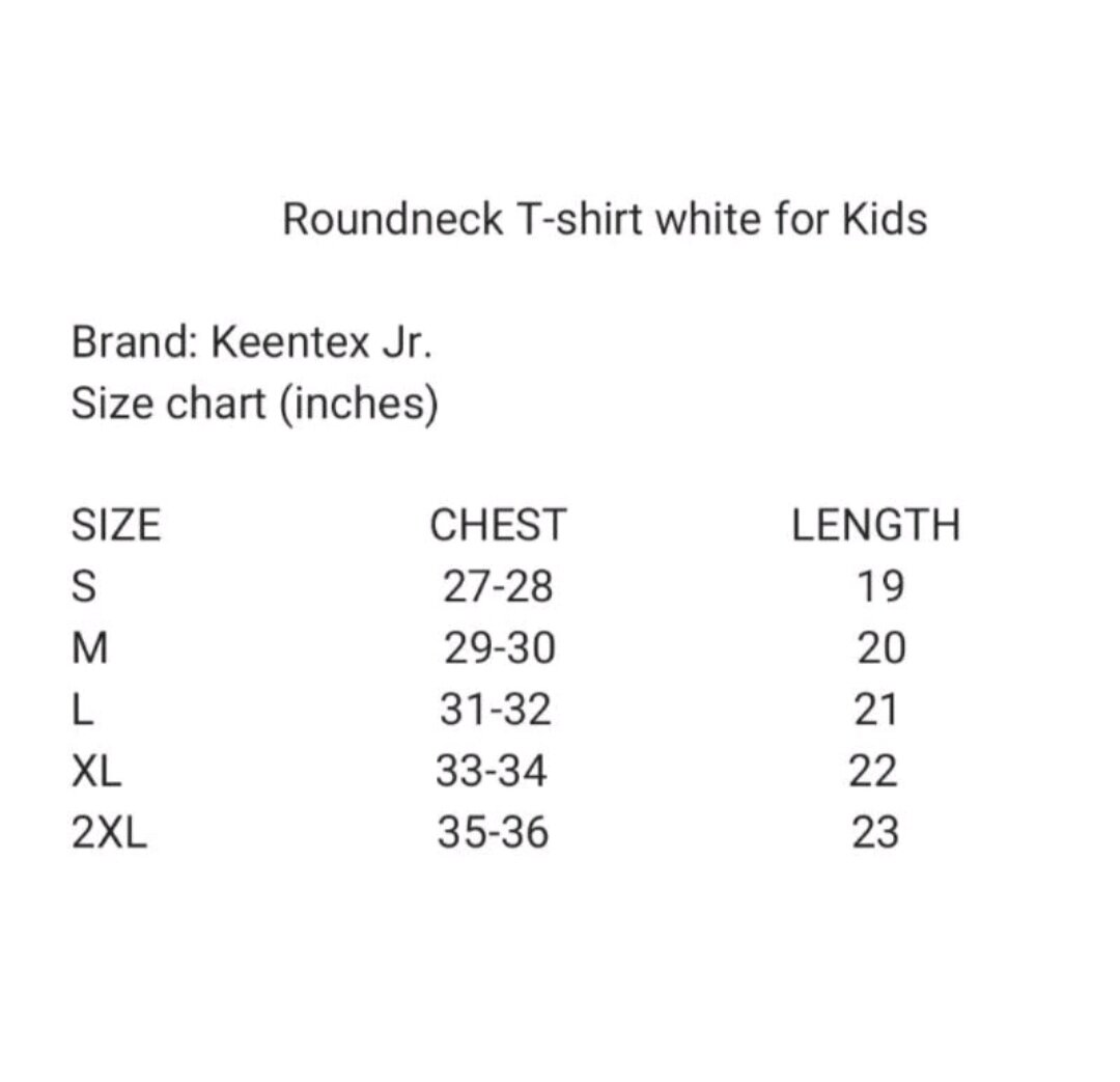 Apricot / Peach T-Shirt Roundneck for KIDS to Adult - KEENTEX