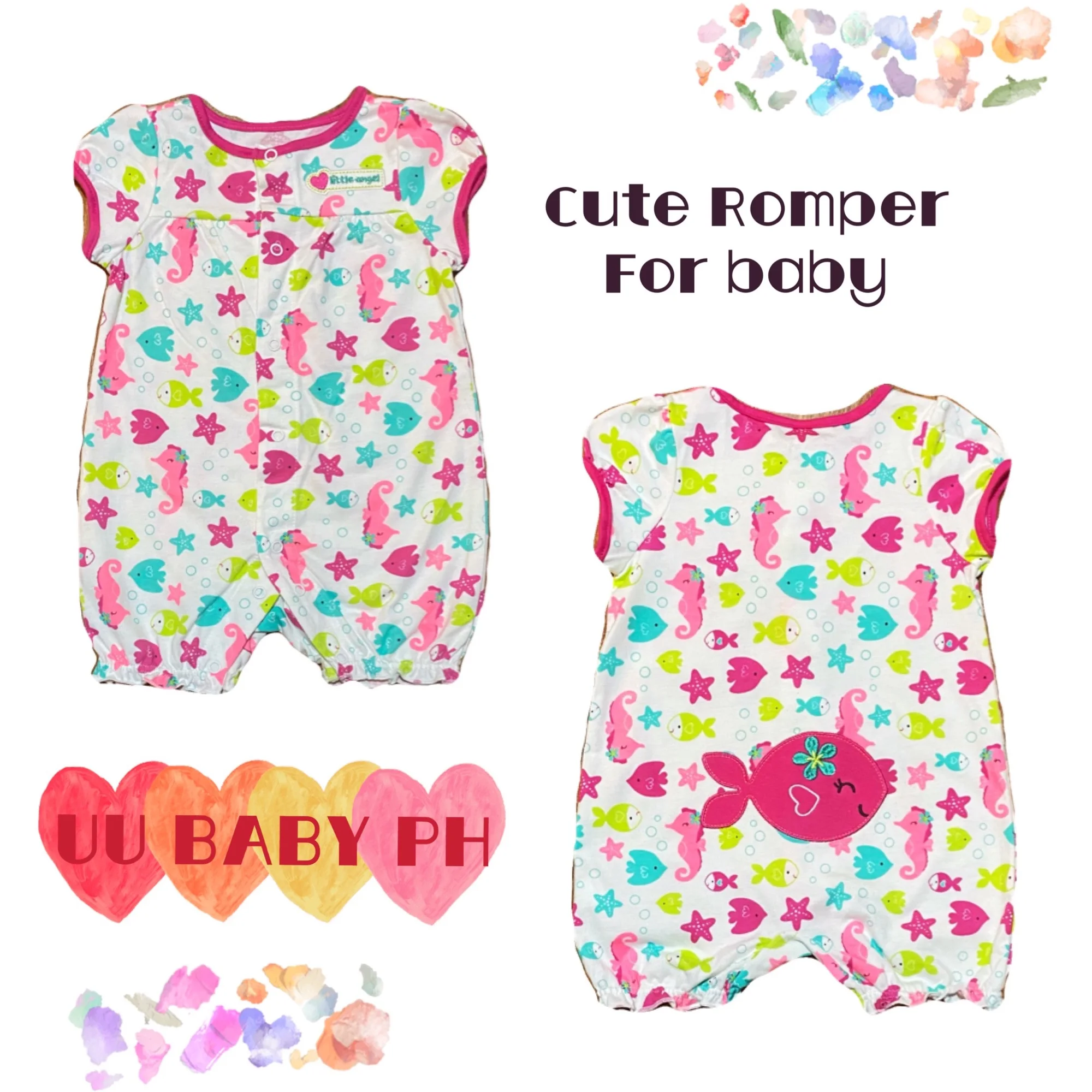 COD Baby Romper Onesie Jumpsuit Kids Infant Bodysuit Newborn girl OOTD sleeveless romper bodysuit
