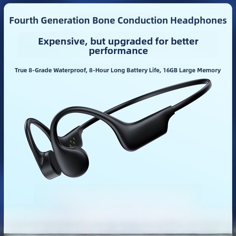 Bizoe | Bone Conduction Bluetooth Headphones with Built-in Memory Wireless Sports Running Swimming